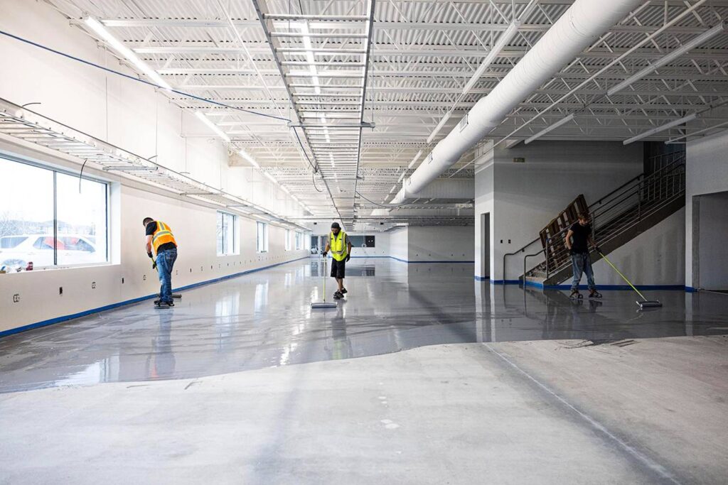 Mile High Garage Coatings warehouse floor coating services - Denver