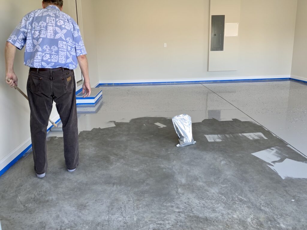 Mile High Garage Coatings full broadcast epoxy system services - Denver