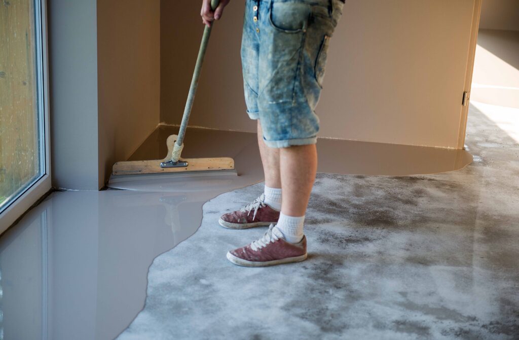Mile High Garage Coatings marble effect epoxy services - Denver